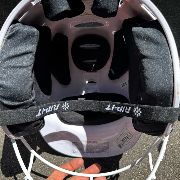 Girls UA softball cleats (size 6.5), fastpitch helmet (M/L), and Rawling Glove - Picture 11 of 11